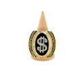 Men′s Hip Hop Big Dollar Sign Fashion Jewelry Ring